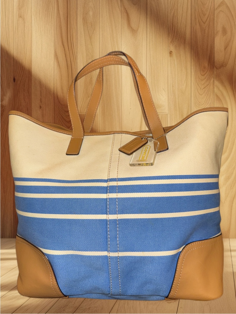 Coach Hadley Variegated Striped Duffle F29921